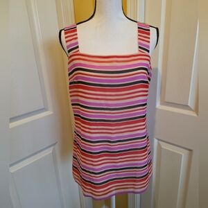 CABI COLORFUL BLOUSE, SIZE M